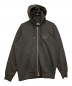DIESELディーゼル）の古着「S-GIRK-HOOD-ZIP-OVAL」｜ブラック