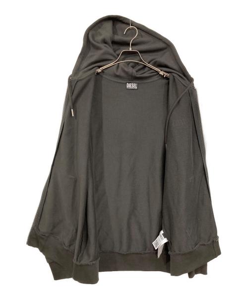 DIESEL（ディーゼル）DIESEL (ディーゼル) S-GIRK-HOOD-ZIP-OVAL ブラック サイズ:Lの古着・服飾アイテム