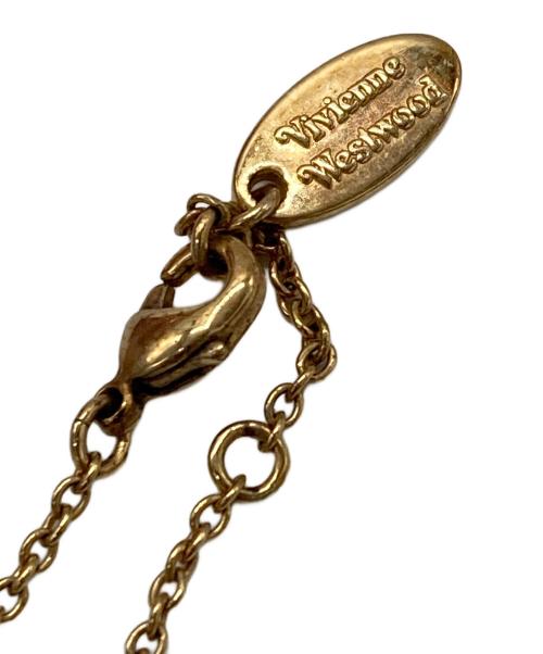 Vivienne Westwood（ヴィヴィアンウエストウッド）Vivienne Westwood (ヴィヴィアンウエストウッド) クリップネックレス ゴールドの古着・服飾アイテム