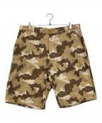 stussyステューシー）の古着「00s チョコレートチップカモショーツ」｜ベージュ