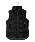 TATRASタトラス）の古着「ITALO ジオメトリックヘリンボーンダウンベスト」｜ブラック