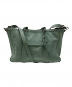 LONGCHAMPロンシャン）の古着「3d 2wayトートバッグ」｜グリーン