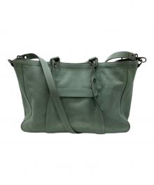 LONGCHAMP（ロンシャン）の古着「3d 2wayトートバッグ」｜グリーン