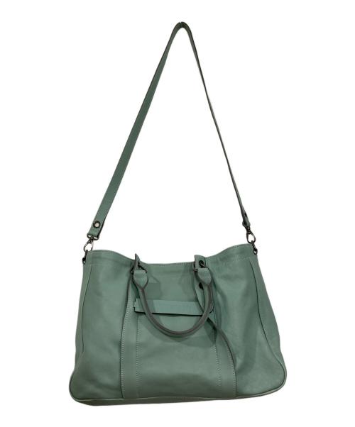 LONGCHAMP（ロンシャン）LONGCHAMP (ロンシャン) 3d 2wayトートバッグ グリーンの古着・服飾アイテム