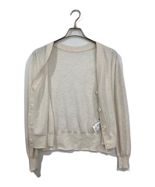 styling/（スタイリング）styling/ (スタイリング) Vネックニットカーディガン アイボリー サイズ:FREEの古着・服飾アイテム