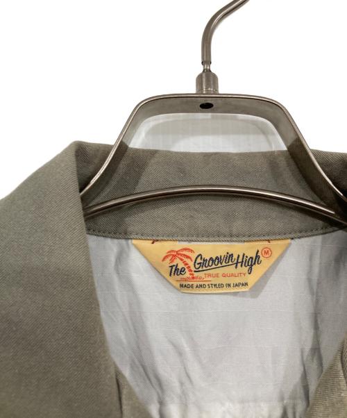 GROOVIN HIGH（グルービンハイ）GROOVIN HIGH (グルービンハイ) オープンカラーシャツ グレー サイズ:Ⅿの古着・服飾アイテム