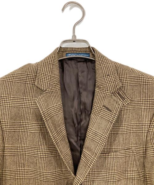 POLO RALPH LAUREN（ポロ・ラルフローレン）POLO RALPH LAUREN (ポロ・ラルフローレン) 段返り3Bテーラードジャケット ブラウン サイズ:46の古着・服飾アイテム