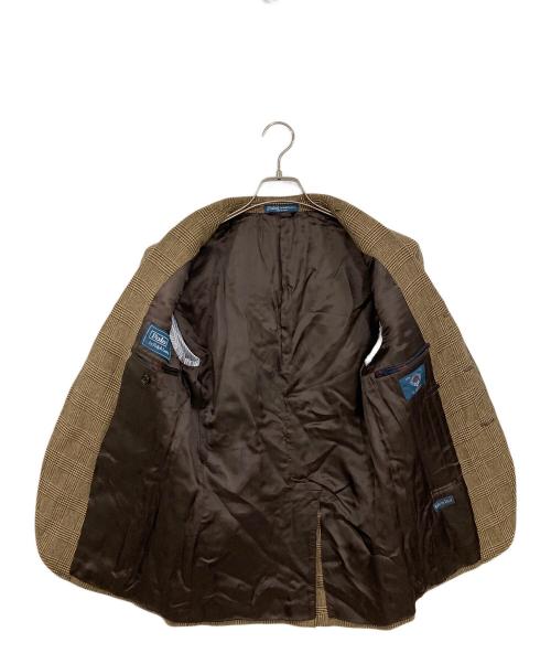 POLO RALPH LAUREN（ポロ・ラルフローレン）POLO RALPH LAUREN (ポロ・ラルフローレン) 段返り3Bテーラードジャケット ブラウン サイズ:46の古着・服飾アイテム