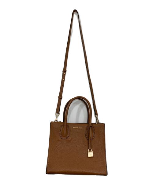 MICHAEL KORS（マイケル・コース）MICHAEL KORS (マイケルコース) 2WAYショルダーバッグ ブラウンの古着・服飾アイテム
