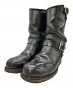 RED WINGレッドウィング）の古着「エンジニアブーツ」｜ブラック