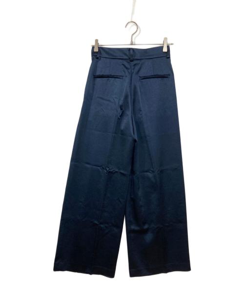 EVERYDAY I LIKE.（エヴリデイ アイ ライク）EVERYDAY I LIKE. (エヴリデイ アイ ライク) Minimal Satin ネイビー サイズ:34 未使用品の古着・服飾アイテム