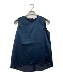 EVERYDAY I LIKE.（エヴリデイ アイ ライク）の古着「Minimal Satin BL」｜ネイビー