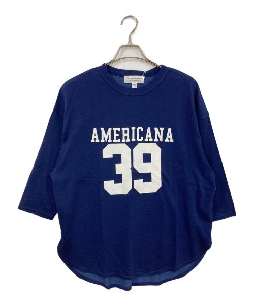 Americana（アメリカーナ）Americana (アメリカーナ) Football T-sh ネイビー サイズ:FREE 未使用品の古着・服飾アイテム