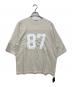 GOOD GRIEF!（グッドグリーフ）の古着「RACKED PRINT FOOTBALL TEE」｜ホワイト