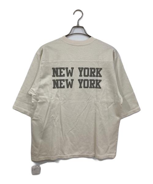 GOOD GRIEF!（グッドグリーフ）GOOD GRIEF! (グッドグリーフ) FADED PRINT FOOTBALL TEE アイボリー サイズ:FREE 未使用品の古着・服飾アイテム