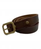 SCHOTT BROS.ショット）の古着「PERFECTO BELT NARROW/レザーベルト」｜ブラウン