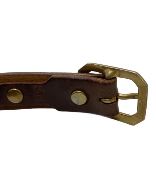 SCHOTT BROS.（ショット）SCHOTT BROS. (ショットブロス) PERFECTO BELT NARROW/レザーベルト ブラウンの古着・服飾アイテム
