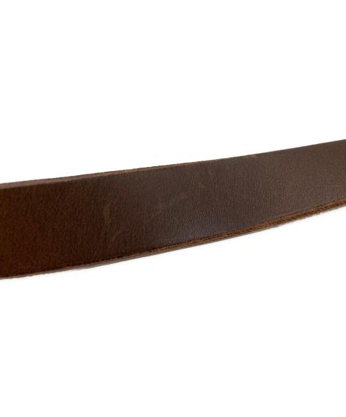 SCHOTT BROS.（ショット）SCHOTT BROS. (ショットブロス) PERFECTO BELT NARROW/レザーベルト ブラウンの古着・服飾アイテム