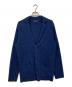 BROOKS BROTHERS（ブルックスブラザーズ）の古着「リネン/コットン ニットジャケット」｜ブルー