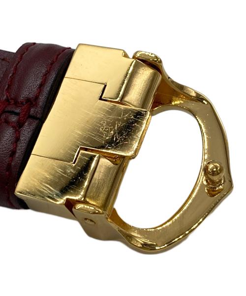 Cartier（カルティエ）Cartier (カルティエ) マストラインベルト レッドの古着・服飾アイテム