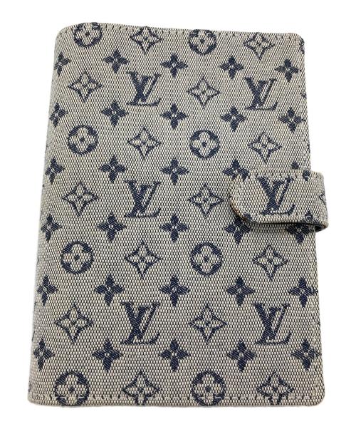 LOUIS VUITTON（ルイ ヴィトン）LOUIS VUITTON (ルイ ヴィトン) 手帳カバー ブルーの古着・服飾アイテム