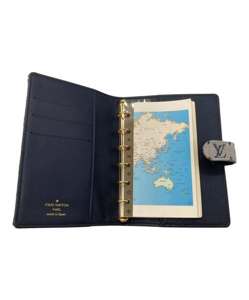 LOUIS VUITTON（ルイ ヴィトン）LOUIS VUITTON (ルイ ヴィトン) 手帳カバー ブルーの古着・服飾アイテム