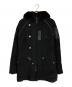 DUVETICA（デュベティカ）の古着「WOOL N-3Bダウンコート/ウールコート」｜ブラック