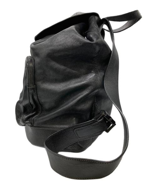 PRADA（プラダ）PRADA (プラダ) レザーバックパック ブラックの古着・服飾アイテム
