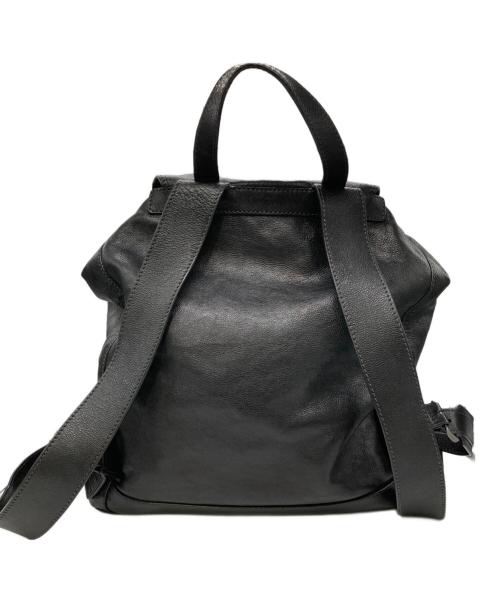 PRADA（プラダ）PRADA (プラダ) レザーバックパック ブラックの古着・服飾アイテム