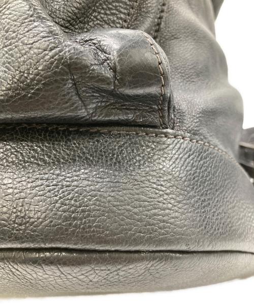 PRADA（プラダ）PRADA (プラダ) レザーバックパック ブラックの古着・服飾アイテム