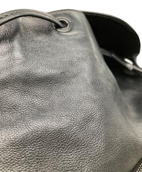 PRADA（プラダ）PRADA (プラダ) レザーバックパック ブラックの古着・服飾アイテム