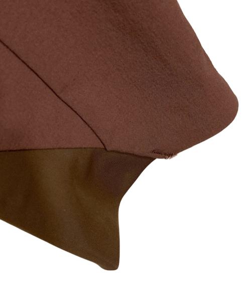 DANSKIN（ダンスキン）DANSKIN (ダンスキン) STRETCH DOUBLE WEAVE JACKET ブラウン サイズ:Ⅿの古着・服飾アイテム