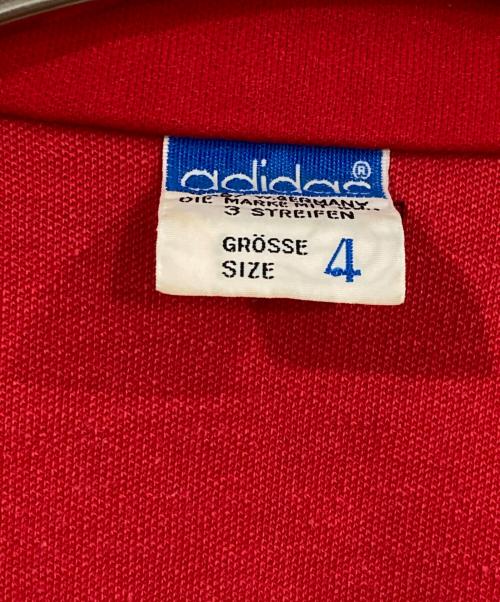 adidas（アディダス）adidas (アディダス) ヴィンテージトラックジャケット レッド サイズ:4の古着・服飾アイテム