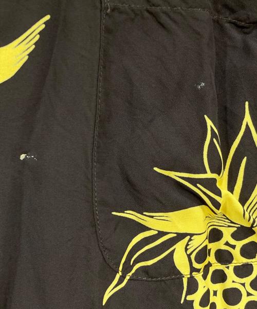 Sun Surf（サンサーフ）Sun Surf (サンサーフ) 長袖アロハシャツ ブラウン サイズ:Lの古着・服飾アイテム