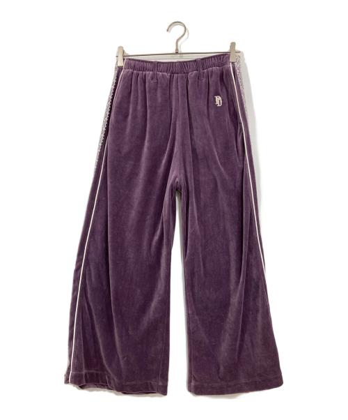 el conductorh（コンダクター）el conductorH (コンダクター) ベロアパンツ パープル サイズ:2の古着・服飾アイテム