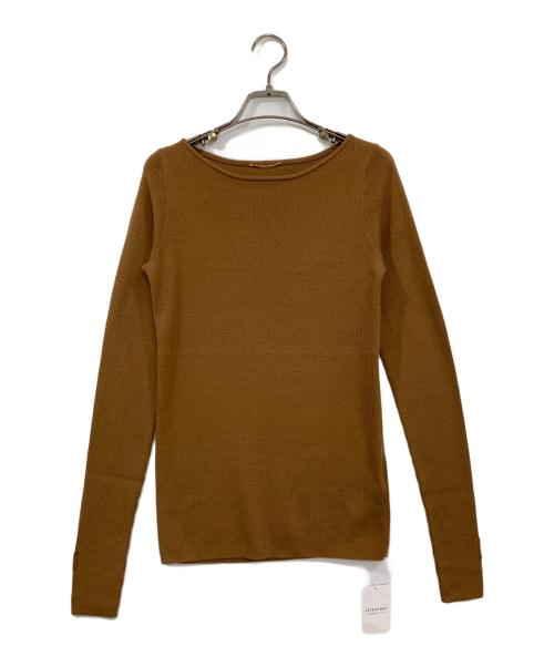 DEUXIEME CLASSE（ドゥーズィエム クラス）Deuxieme Classe (ドゥーズィエム クラス) RIB KNIT キャメル サイズ:FREEの古着・服飾アイテム