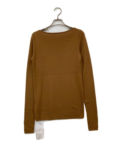 DEUXIEME CLASSE（ドゥーズィエム クラス）Deuxieme Classe (ドゥーズィエム クラス) RIB KNIT キャメル サイズ:FREEの古着・服飾アイテム