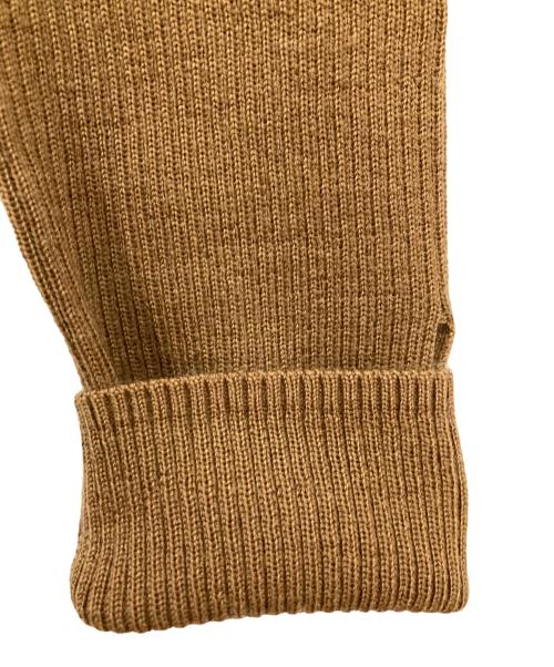 DEUXIEME CLASSE（ドゥーズィエム クラス）Deuxieme Classe (ドゥーズィエム クラス) RIB KNIT キャメル サイズ:FREEの古着・服飾アイテム