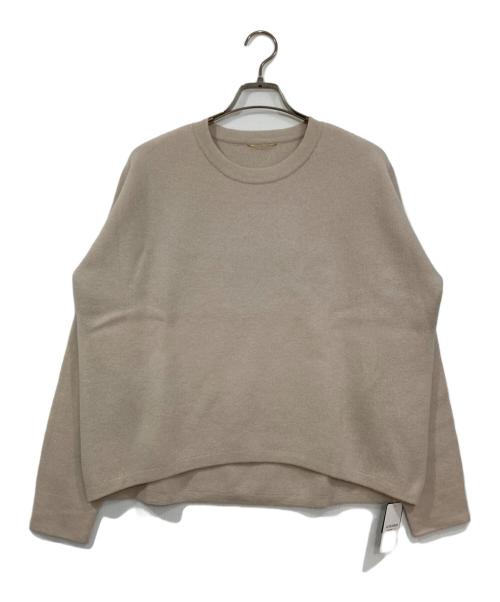 DEUXIEME CLASSE（ドゥーズィエム クラス）Deuxieme Classe (ドゥーズィエム クラス) C/N KNIT PULLOVER ベージュ サイズ:FREEの古着・服飾アイテム