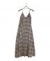 REMI RELIEF (レミレリーフ) CHECK CAMI DRESS ブラウン サイズ:FREE：15000円