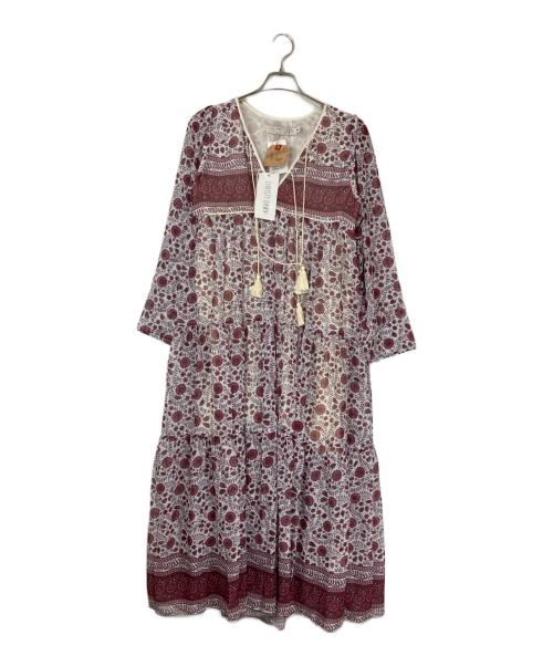 CHRISTY DAWN（クリスティ ダウン）CHRISTY DAWN (クリスティ ダウン) VINTAGE PALOMA DRESS ワインレッド サイズ:36の古着・服飾アイテム