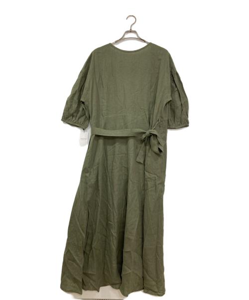 L'appartement（アパルトモン）L'appartement (アパルトモン) Linen Madam Dress グリーン サイズ:FREEの古着・服飾アイテム