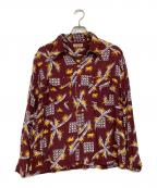 Sandy mac Donaldサンディマクドナルド）の古着「ヴィンテージハワイアンシャツ」｜パープル