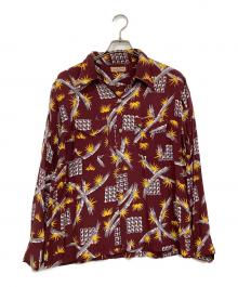 Sandy mac Donald（サンディマクドナルド）の古着「ヴィンテージハワイアンシャツ」｜パープル