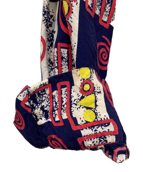 town topic（タウントピック）town topic (タウントピック) アトミック柄ヴィンテージハワイアンシャツ パープル サイズ:Ⅿの古着・服飾アイテム