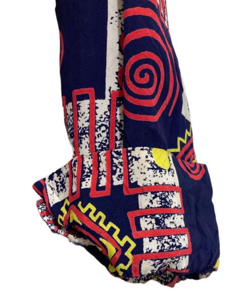 town topic（タウントピック）town topic (タウントピック) アトミック柄ヴィンテージハワイアンシャツ パープル サイズ:Ⅿの古着・服飾アイテム