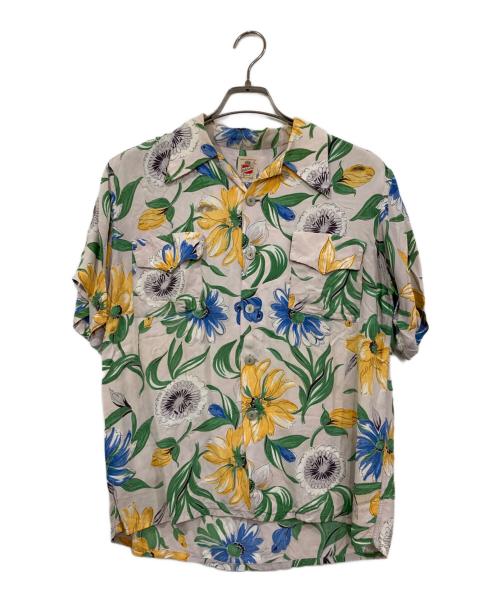 ashfield（アシュフィールド）ashfield (アシュフィールド) アロハシャツ グリーン サイズ:Ⅿの古着・服飾アイテム