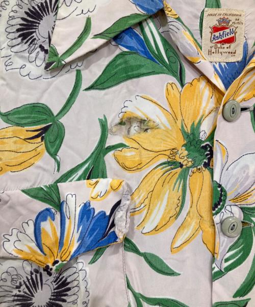 ashfield（アシュフィールド）ashfield (アシュフィールド) アロハシャツ グリーン サイズ:Ⅿの古着・服飾アイテム