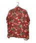 national shirt sports (ナショナル シャツ スポーツ) パイナップル柄 ヴィンテージ半袖アロハシャツ レッド サイズ:XL：20000円