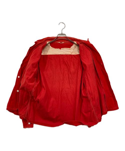 SEAWANEE（セワニー）SEAWANEE (セワニー) ヴィンテージコーズ開襟シャツ レッド サイズ:Lの古着・服飾アイテム